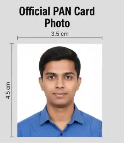 Official PAN Card Photo Size